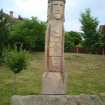 Rzeźba Światowida wyk. Janusz Macała-Wrześniowski