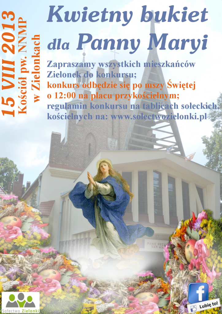 Plakat Bukiet Maryjny